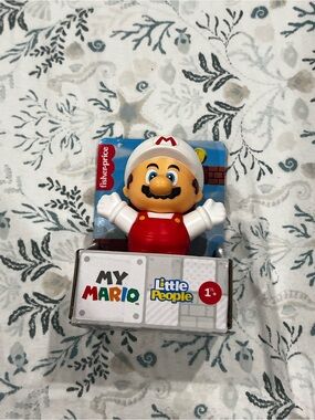 Fisher-Price Little People Mario Figure - Red, White, Yellow, Black